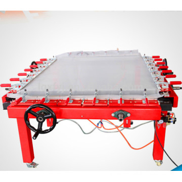 pneumatic screen stretching machine